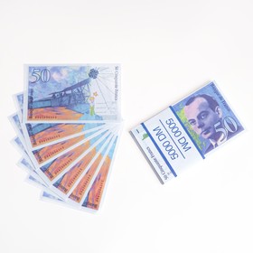 Пачка купюр 50 французских франков в Донецке