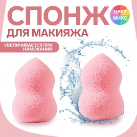 Спонж для макияжа «Амфора», пористый, 4 × 6 см, увеличивается при намокании, цвет МИКС в Донецке