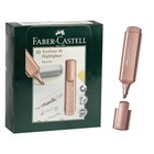 Маркер Текстовыделитель Faber-Castell TL 46 Metallic, мерцающий розовый, 1 - 5 мм, 154626 - фото 4969682