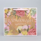 Пакет крафтовый горизонтальный «Вдохновляй», ML 23 × 27 × 11.5 см 7303832