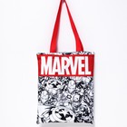 Сумка текстильная "MARVEL", 31*1*40,5см, отдел без молнии, без подклада , белая 7728793 - фото 4895423