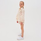 Блузка для девочки MINAKU: Cotton Collection цвет бежевый, рост 98 - фото 800983536 Блузка для девочки MINAKU: Cotton Collection цвет бежевый, рост 98 - фото 800983536