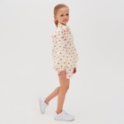 Блузка для девочки MINAKU: Cotton Collection цвет бежевый, рост 98 - фото 801396752 Блузка для девочки MINAKU: Cotton Collection цвет бежевый, рост 98 - фото 801396752