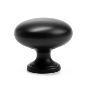 Ручка-кнопка CAPPIO, РК120, d=32 мм, пластик, цвет черный