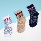 Набор детских носков KAFTAN «Мишка», 3 пары, размер 14-16 - фото 800986713