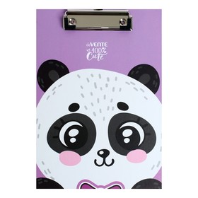Планшет с зажимом А5 deVENTE, 2.0 мм, ламинированный картон, 100% Cute Panda