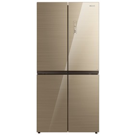 Холодильник WILLMARK MDC-617NFBG, двухкамерный, класс А+, 456 л, Total NoFrost, бежевый