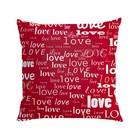 Подушка декоративная «Love, love, love», размер 40x40 см - фото 7896272