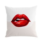 Подушка декоративная «Алые губы», размер 40x40 см - фото 7988865