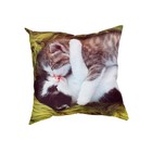 Подушка декоративная «Котята», размер 40x40 см - фото 7956771