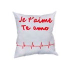 Подушка декоративная «Любовь по-французски», размер 40x40 см - фото 6508084