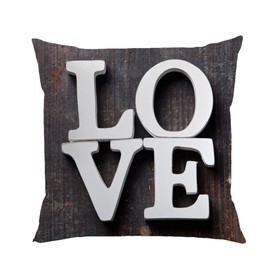 Подушка декоративная «Объёмная любовь», размер 40x40 см