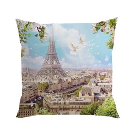 Подушка декоративная «Парижское небо», размер 40x40 см