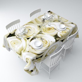 Скатерть «Душистые розы», размер 140x220 см