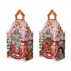 Подарочная коробка "Пряничный замок", сборная, 14,6 х 8,2 х 24,5 см