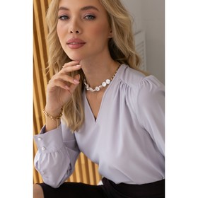 Блуза женская, размер 48, цвет фиолетовый 60573