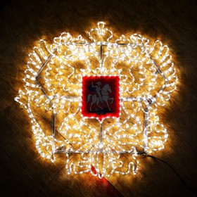 Светодиодное панно "Герб РФ", 150 x 152 x 5 см, 60 Вт