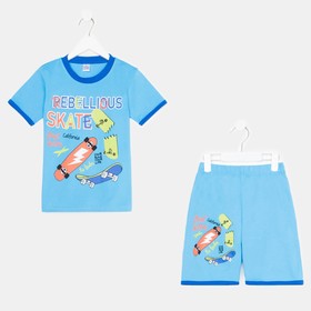 {{photo.Alt || photo.Description || 'Комплект для мальчика (футболка/шорты), цвет голубой, рост 104'}}