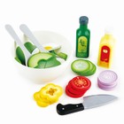 Игрушка «Овощной салат», 40 предметов в наборе (игрушечная еда и аксессуары) - фото 7988877