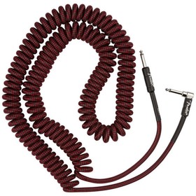 Инструментальный кабель FENDER Professional Coil Cable 30' Red Tweed, витой, 9м