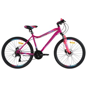 Велосипед 26" Stels Miss-5000 D, V020, цвет фиолетовый/розовый, размер 18"