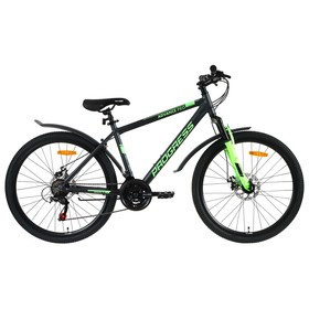 Велосипед 26" Progress Advance Pro RUS, цвет черный/зеленый, размер рамы 17"