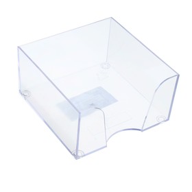 Подставка для бумажного блока "Attomex" 90 х 90 х 50, пластик, цвет прозрачный