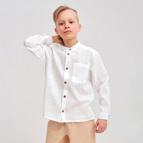 {{photo.Alt || photo.Description || 'Рубашка для мальчика MINAKU: Cotton Collection цвет белый, рост 122'}}
