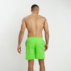 Купальные трусы мужские однотонные MINAKU цвет зелёный, р-р 54 - фото 801004786