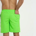 Купальные трусы мужские однотонные MINAKU цвет зелёный, р-р 54 - фото 801004787