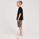 Футболка детская MINAKU Graffiti, цвет чёрный, рост 128 - фото 801005469 Футболка детская MINAKU Graffiti, цвет чёрный, рост 128 - фото 801005469