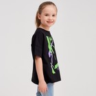 Футболка детская MINAKU Graffiti, цвет чёрный, рост 128 - фото 801407853 Футболка детская MINAKU Graffiti, цвет чёрный, рост 128 - фото 801407853