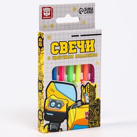 Набор свечей с цветным пламенем для торта, Трансформеры