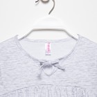 Джемпер (лонгслив), для девочки, цвет белый меланж, рост 98 - фото 107770920