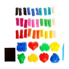 Подарочный набор «Тесто для лепки Пластишка» 10 цв. с магнитом - фото 107961633