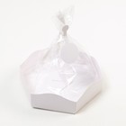Пакет с жестким дном, белый, 22 х 22 х 33 см 7827645
