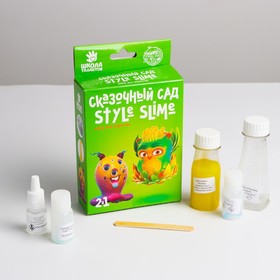 Химические опыты 2 в 1 «Style slime и Сказочный сад» + наклейка