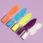 Блёстки для декора, мелкие, 12 бутылочек, разноцветные - фото 801015160