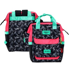 {{photo.Alt || photo.Description || 'Сумка-рюкзак молодёжный Across MOM, 35 х 25 х 15 см, чёрный, розовый, зелёный'}}