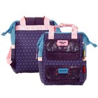 Сумка-рюкзак молодёжный Across MOM, 43 х 29 х 15 см, синий, розовый - фото 107528855