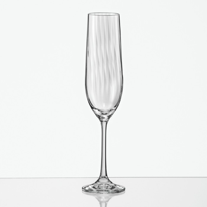 Набор бокалов для шампанского, 4 штуки, 190 мл - фото 4919748