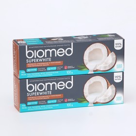 Зубная паста Biomed Superwhite, 100 г, 2 шт. в наборе 7787696