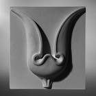 Гипсовая фигура орнамент лотос, 32 х 33 х 7 см - фото 4979224