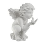 Гипсовая фигура Ангел с голубем, 17 х 15 х 22 см - фото 4970478