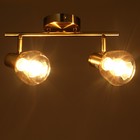 Люстра  Обь 2х40Вт Е14 бронза 41,5х10х18см - фото 3414149