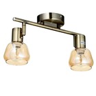 Люстра  Обь 2х40Вт Е14 бронза 41,5х10х18см - фото 3414152