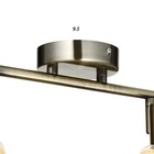 Люстра  Обь 2х40Вт Е14 бронза 41,5х10х18см - фото 3414153