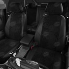 Авточехлы для Hyundai Tucson 1 с 2004-2010г. джип Задние спинка и сиденье 40 на 60. Пассажирская спинка складывается в столик. Задний подлокотник (молния), 5-подголовников 7843608 Авточехлы для Hyundai Tucson 1 с 2004-2010г. джип Задние спинка и сиденье 40 на 60. Пассажирская спинка складывается в столик. Задний подлокотник (молния), 5-подголовников 7843608