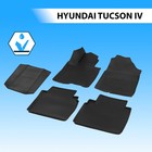 Коврики в салон автомобиля Rival, Hyundai Tucson IV 2021-н.в., полиуретан, без крепежа, 5 шт., 12309003 7846812 - фото 110721