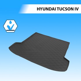 Коврик в багажник автомобиля Rival, Hyundai Tucson IV 2021-н.в., полиуретан, 12309004 7846813